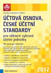 Účtová osnova, České účetní standardy pro některé vybrané účetní jednotky 2012 – 181 postupů účtování