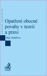 Opatření obecné povahy v teorii a praxi