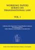 Working papers series on transnational law